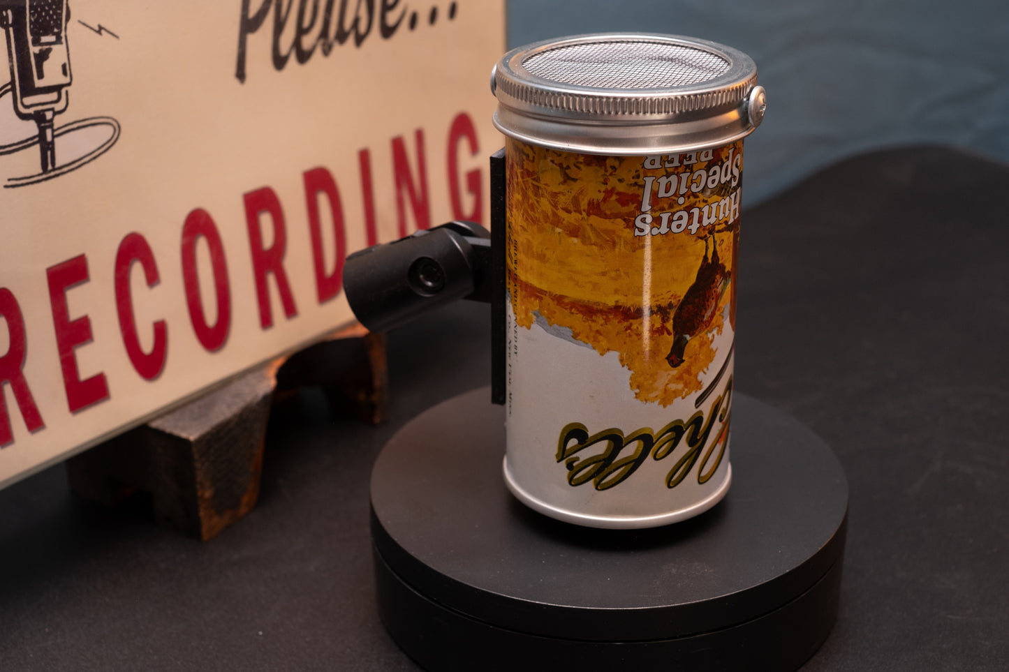 Lo Fi Beer Can Microphone - Schell's Hunter Special