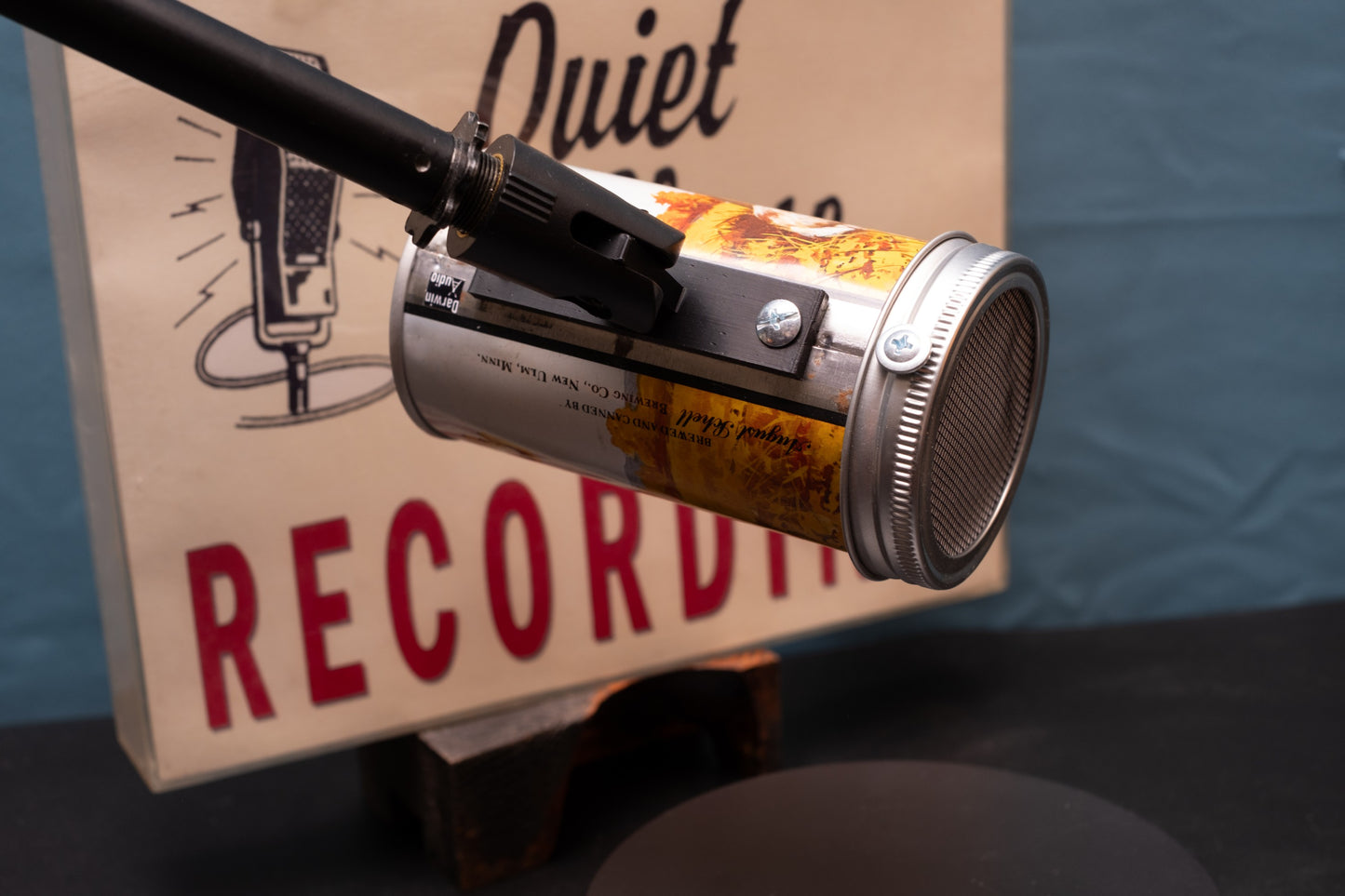 Lo Fi Beer Can Microphone - Schell's Hunter Special