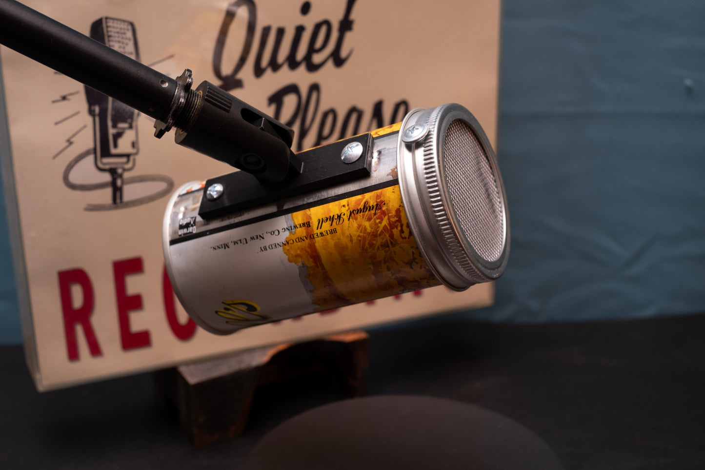 Lo Fi Beer Can Microphone - Schell's Hunter Special