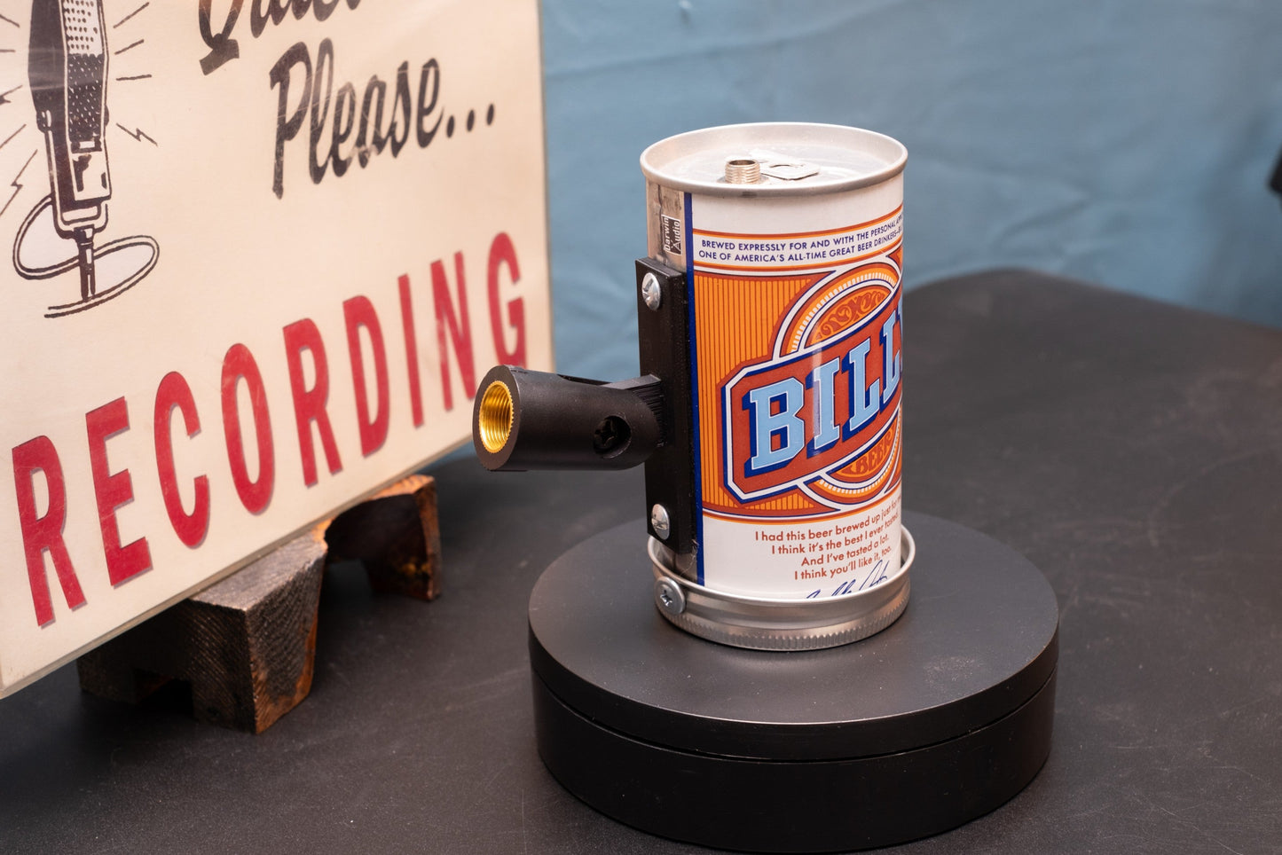 Lo Fi Beer Can Microphone - Billy Beer