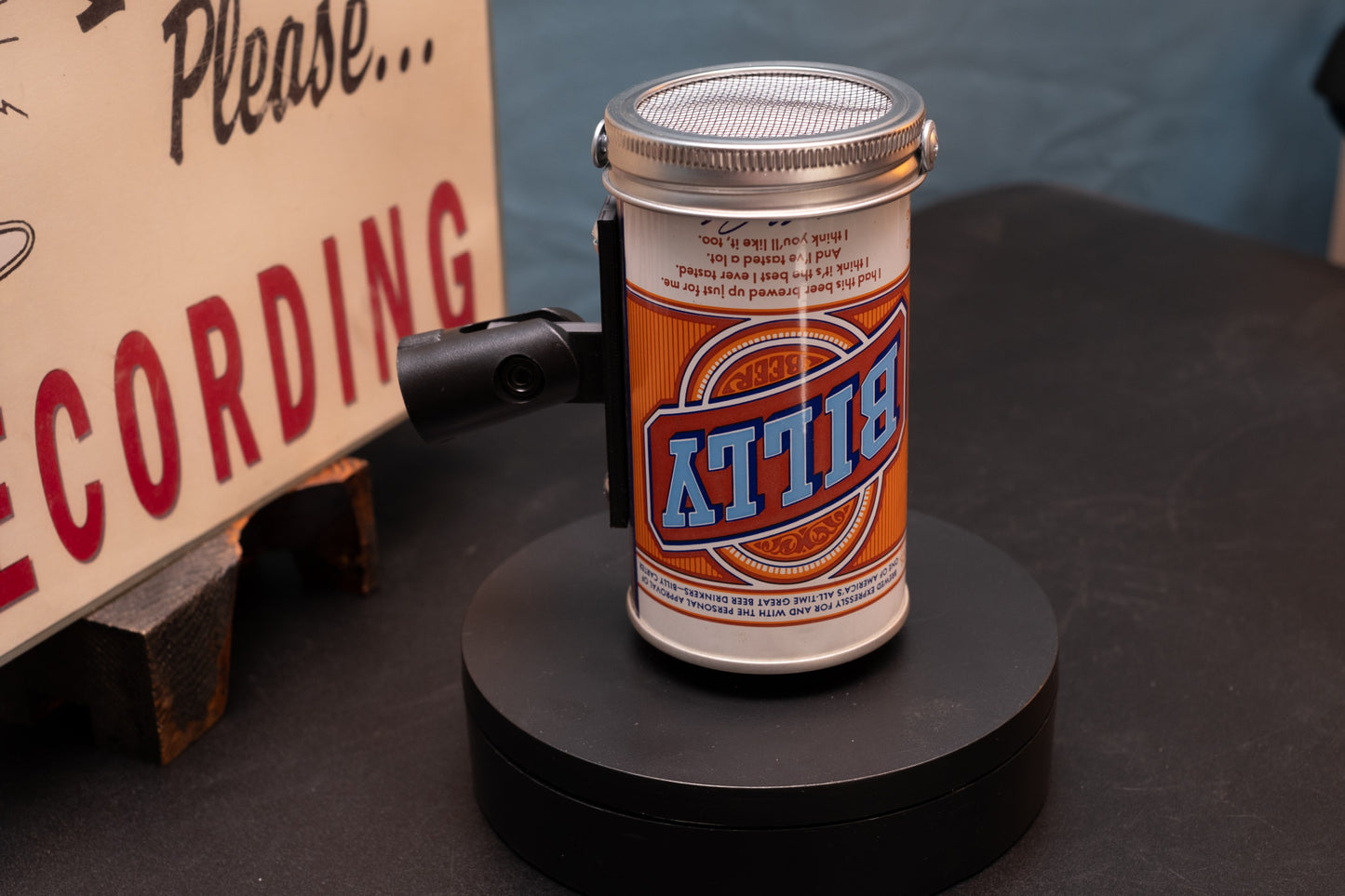 Lo Fi Beer Can Microphone - Billy Beer