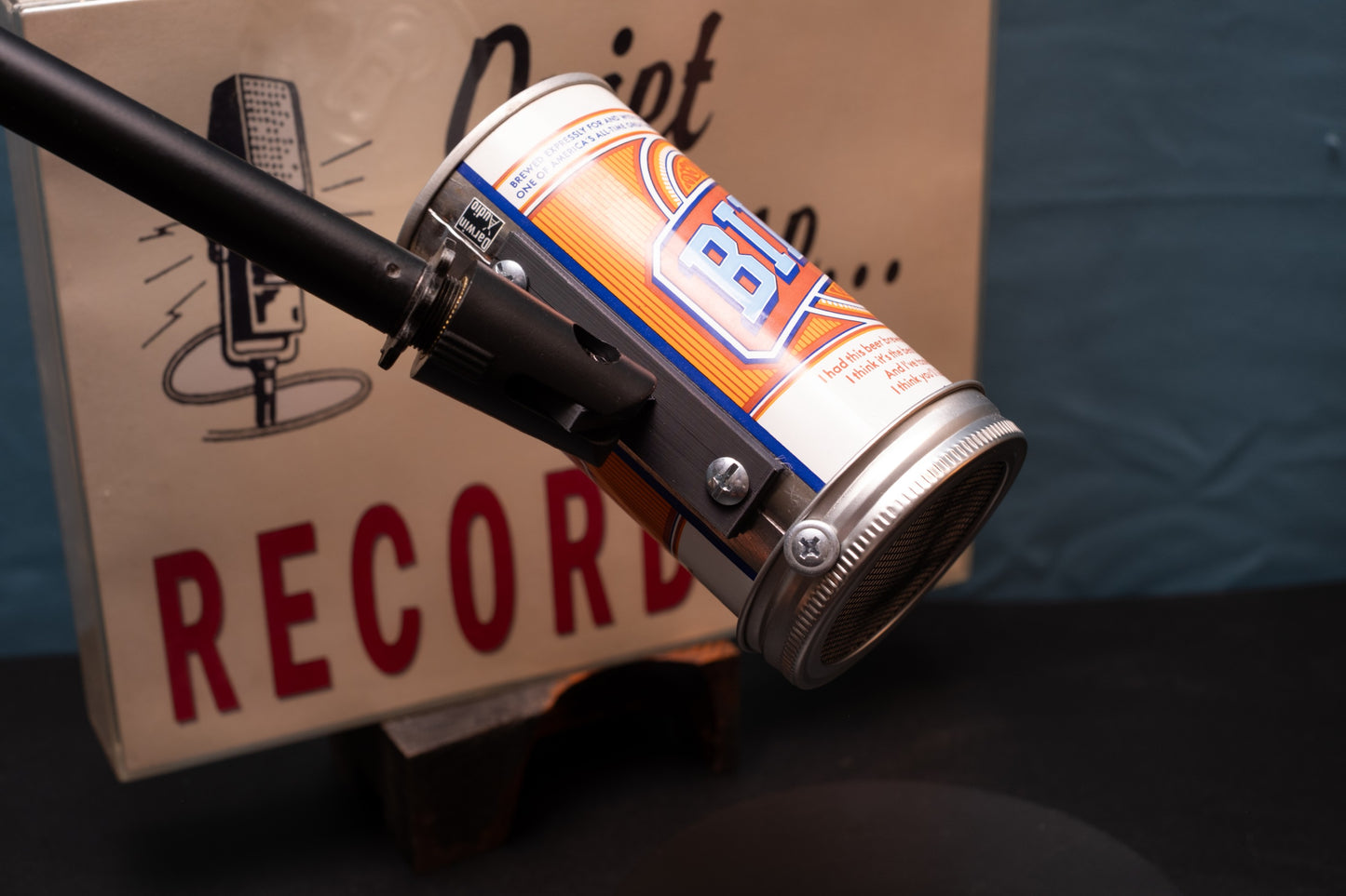 Lo Fi Beer Can Microphone - Billy Beer