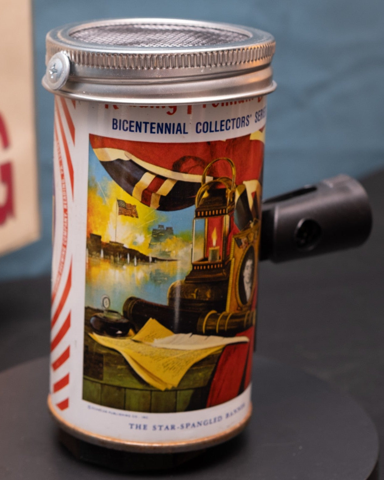 Lo Fi Beer Can Microphone - Reading, Star Spangled Banner