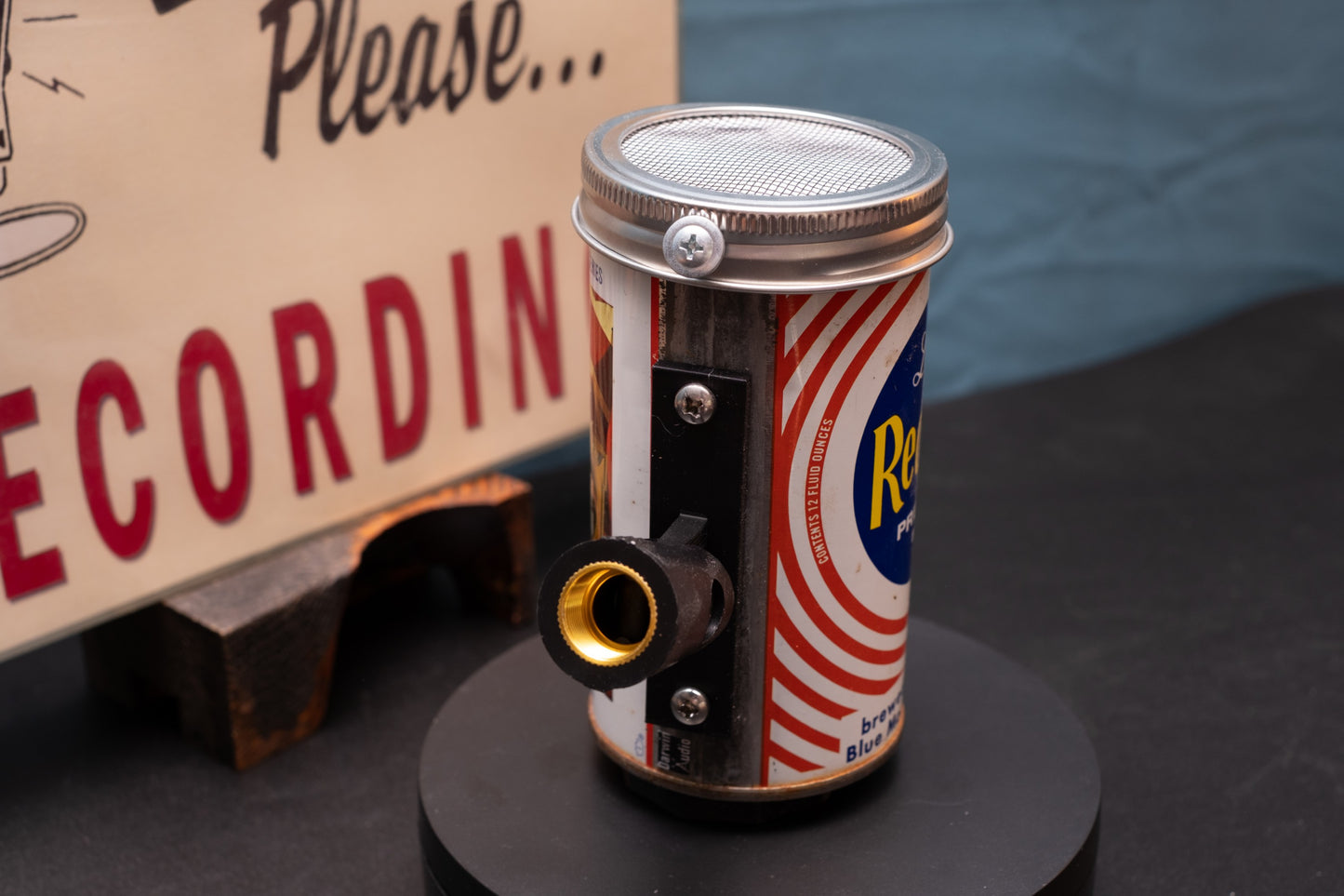 Lo Fi Beer Can Microphone - Reading, Star Spangled Banner