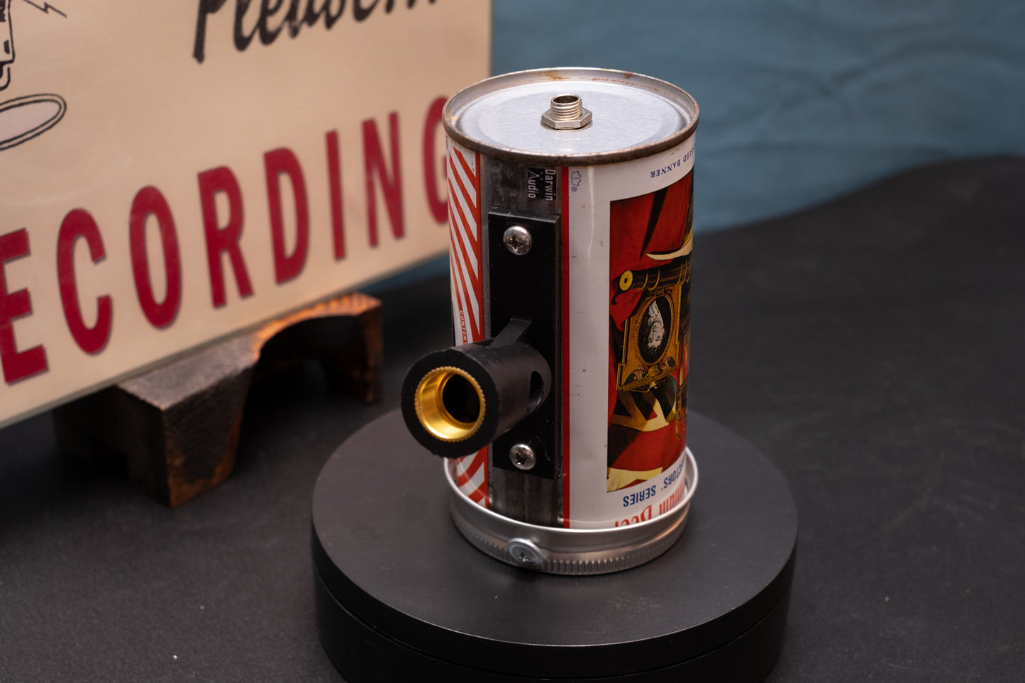 Lo Fi Beer Can Microphone - Reading, Star Spangled Banner