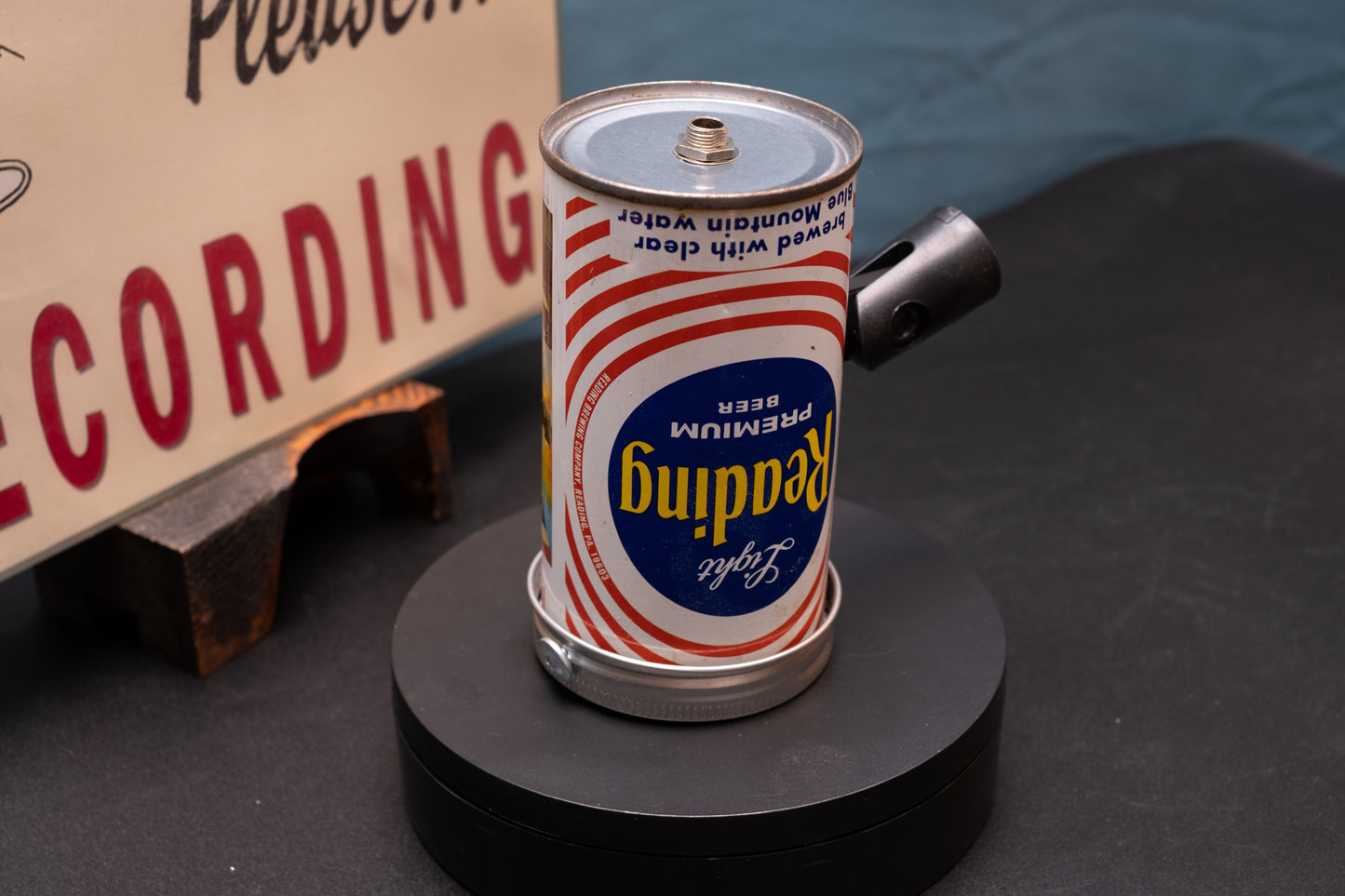 Lo Fi Beer Can Microphone - Reading, Star Spangled Banner