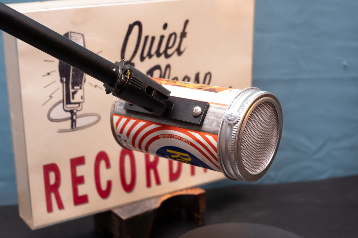 Lo Fi Beer Can Microphone - Reading, Star Spangled Banner