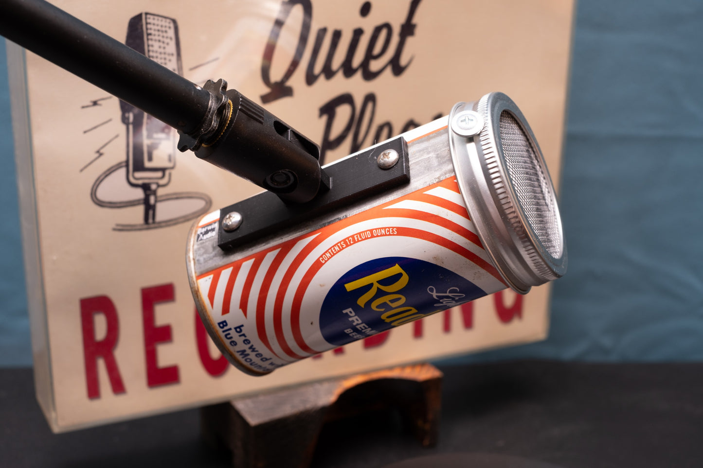 Lo Fi Beer Can Microphone - Reading, Star Spangled Banner