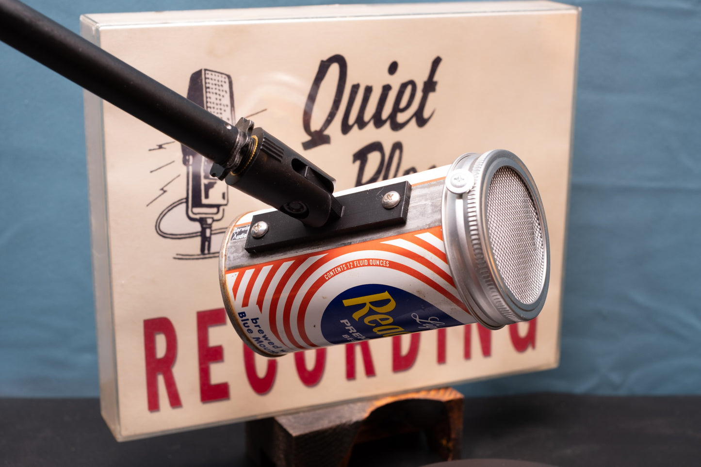 Lo Fi Beer Can Microphone - Reading, Star Spangled Banner