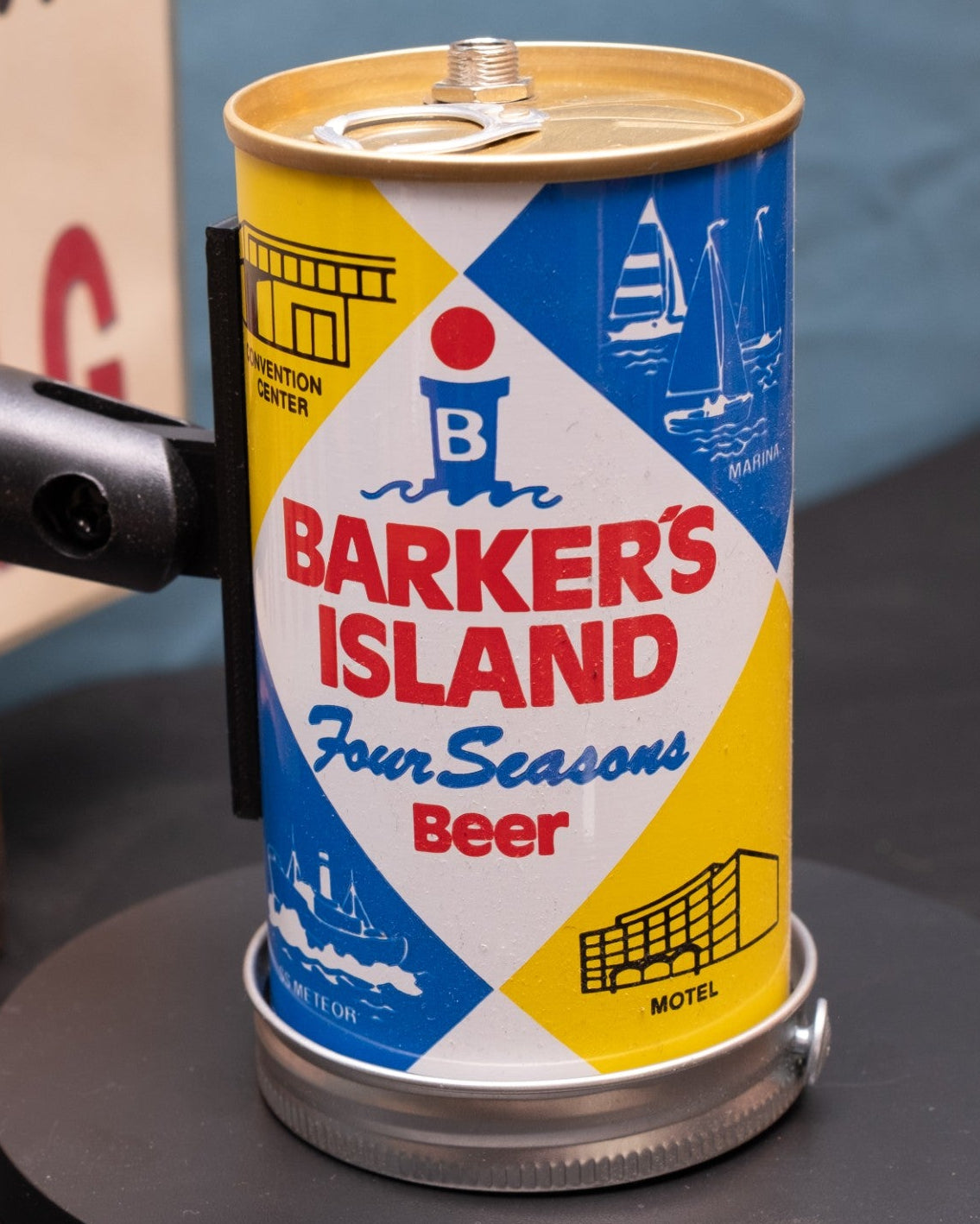 Lo Fi Beer Can Microphone - Wisconsin Barker's Island