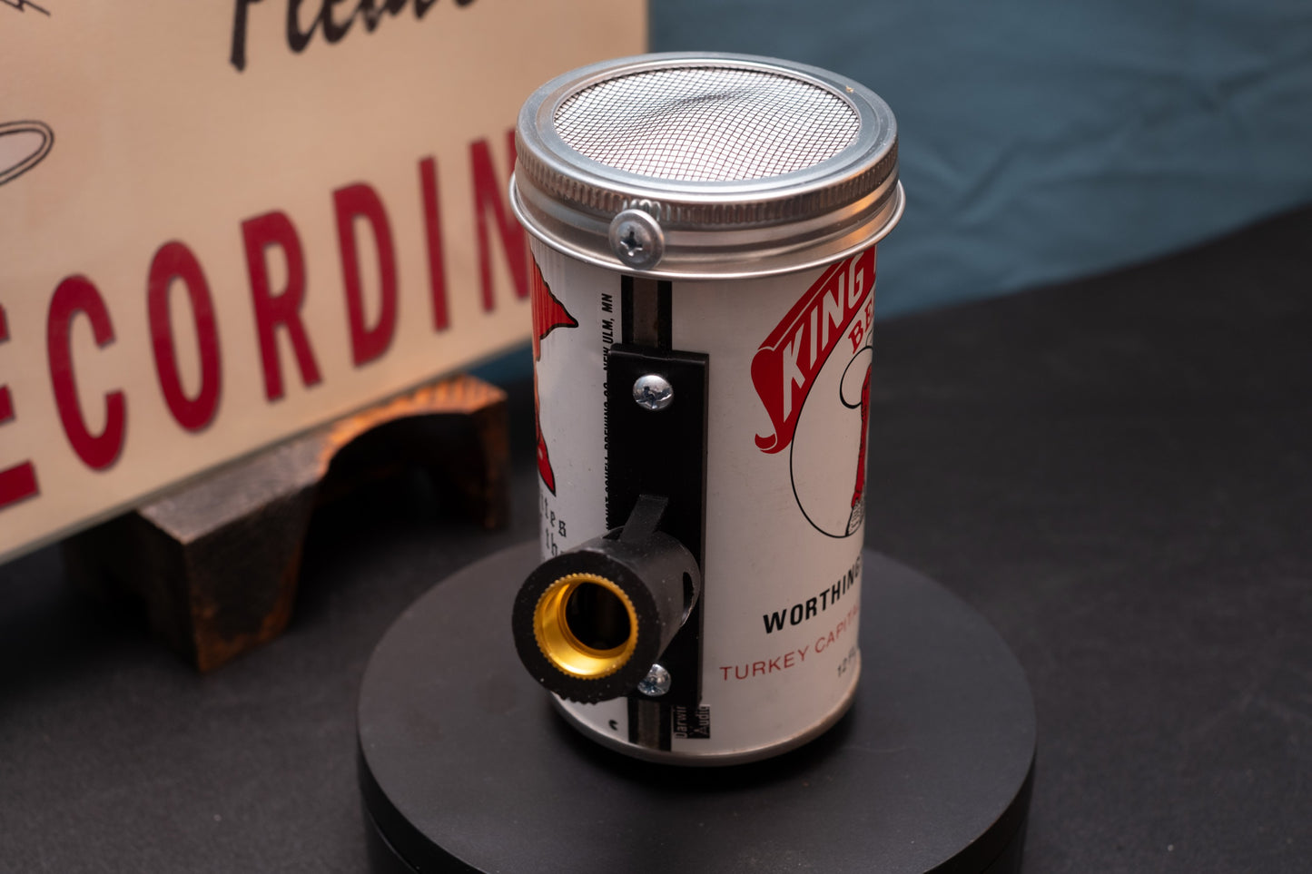 Lo Fi Beer Can Microphone - King Turkey