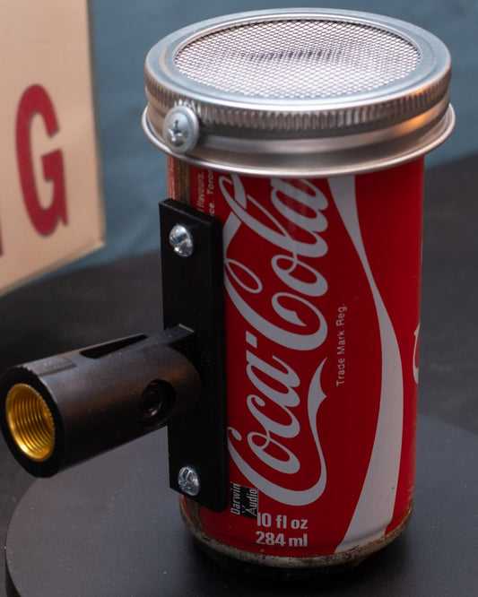 Lo Fi Soda Can Microphone - 1970s Canadian Coca Cola