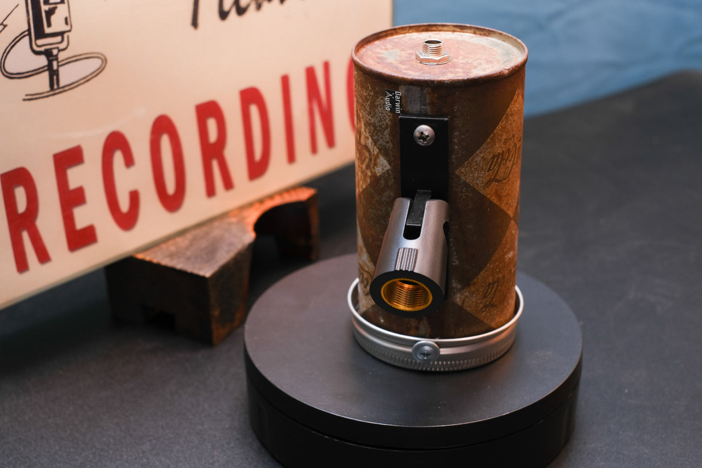 Lo Fi Soda Can Microphone - 1960s Vintage Coca Cola