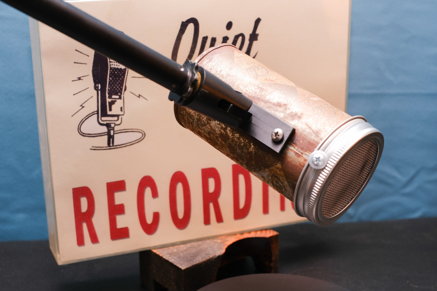 Lo Fi Soda Can Microphone - 1960s Vintage Coca Cola