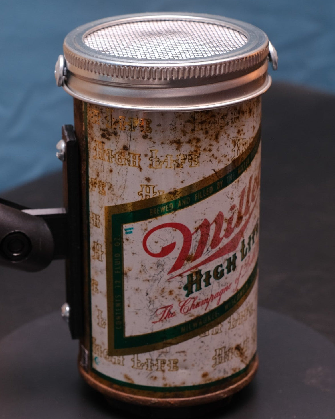 Lo Fi Beer Can Microphone - Vintage Miller High Life