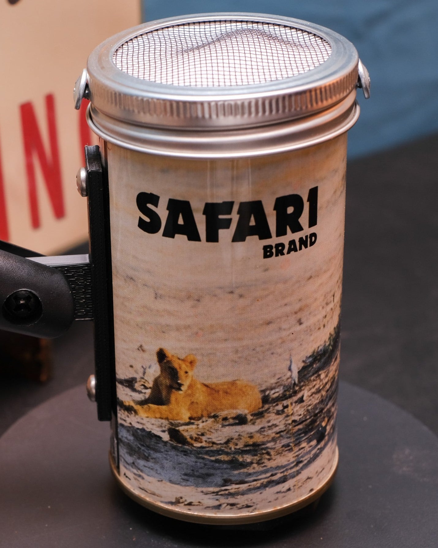 Lo Fi Beer Can Microphone - Safari Lions