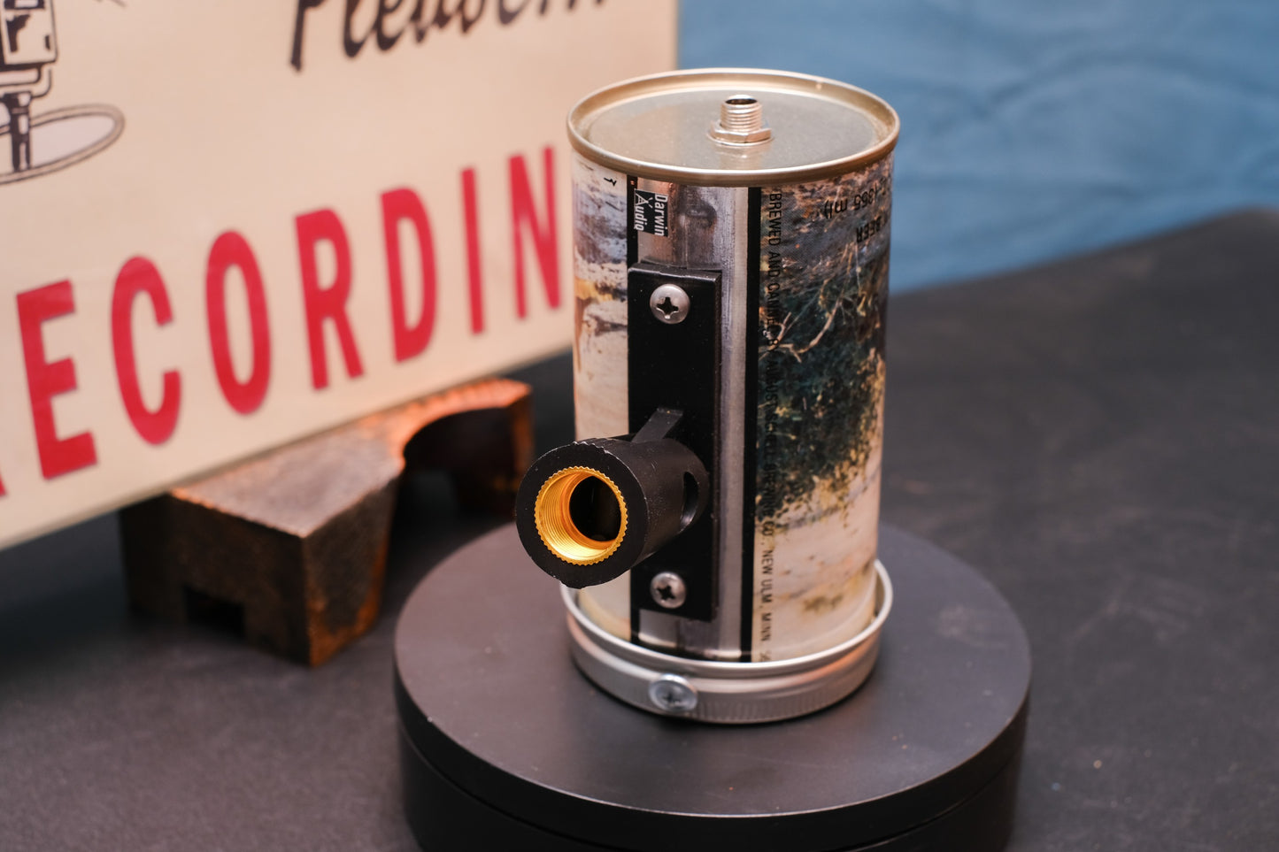 Lo Fi Beer Can Microphone - Safari Lions