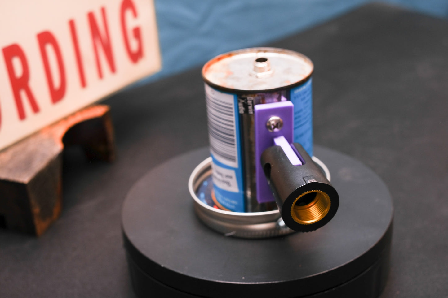 Lo Fi Can Microphone - 1970s Mixed Fruit Gerber Baby Juice