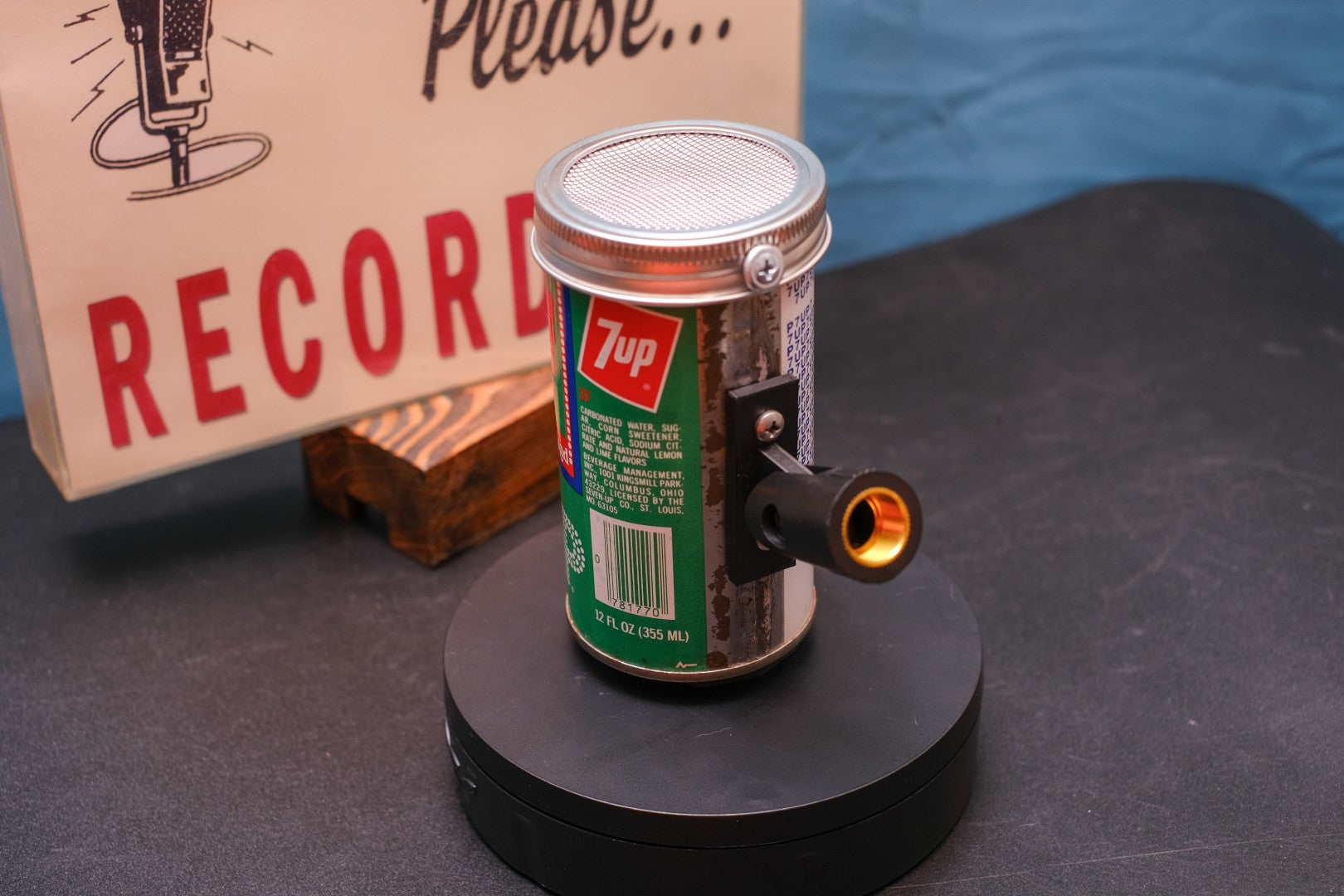 Lo Fi Soda Can Microphone - 1976 7up South Carolina – Darwin Audio