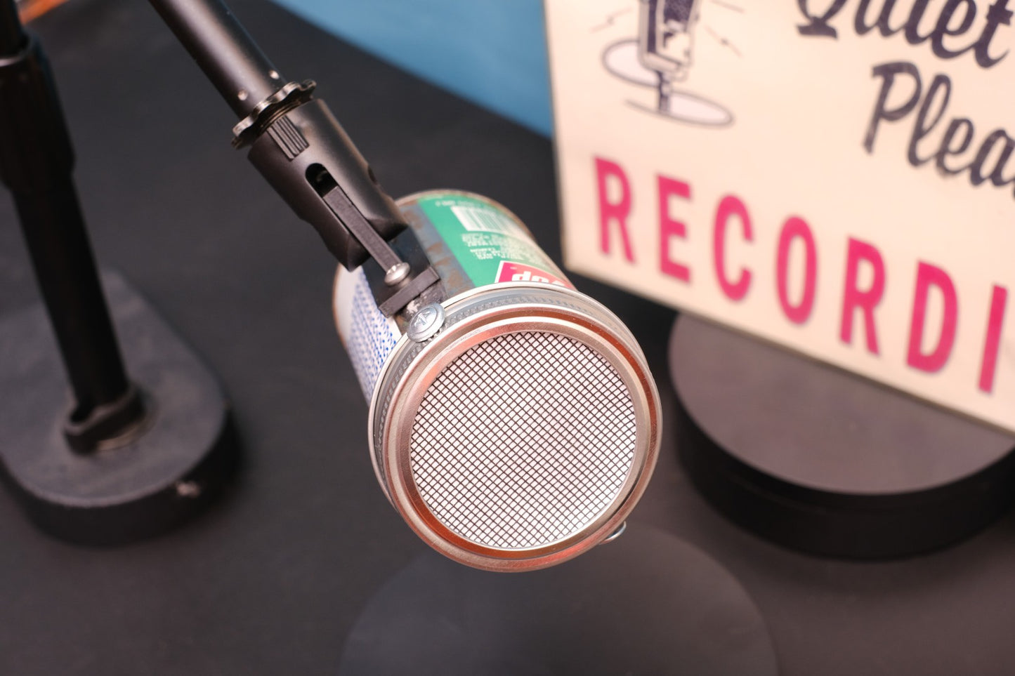 Lo Fi Soda Can Microphone - 1976 7up North Dakota