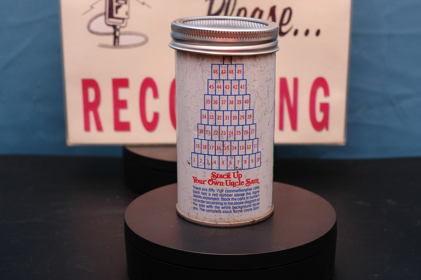 Lo Fi Soda Can Microphone - 1976 7up Alabama