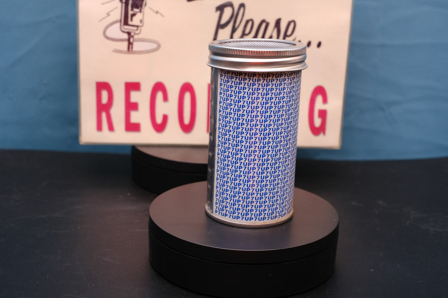 Lo Fi Soda Can Microphone - 1976 7up California