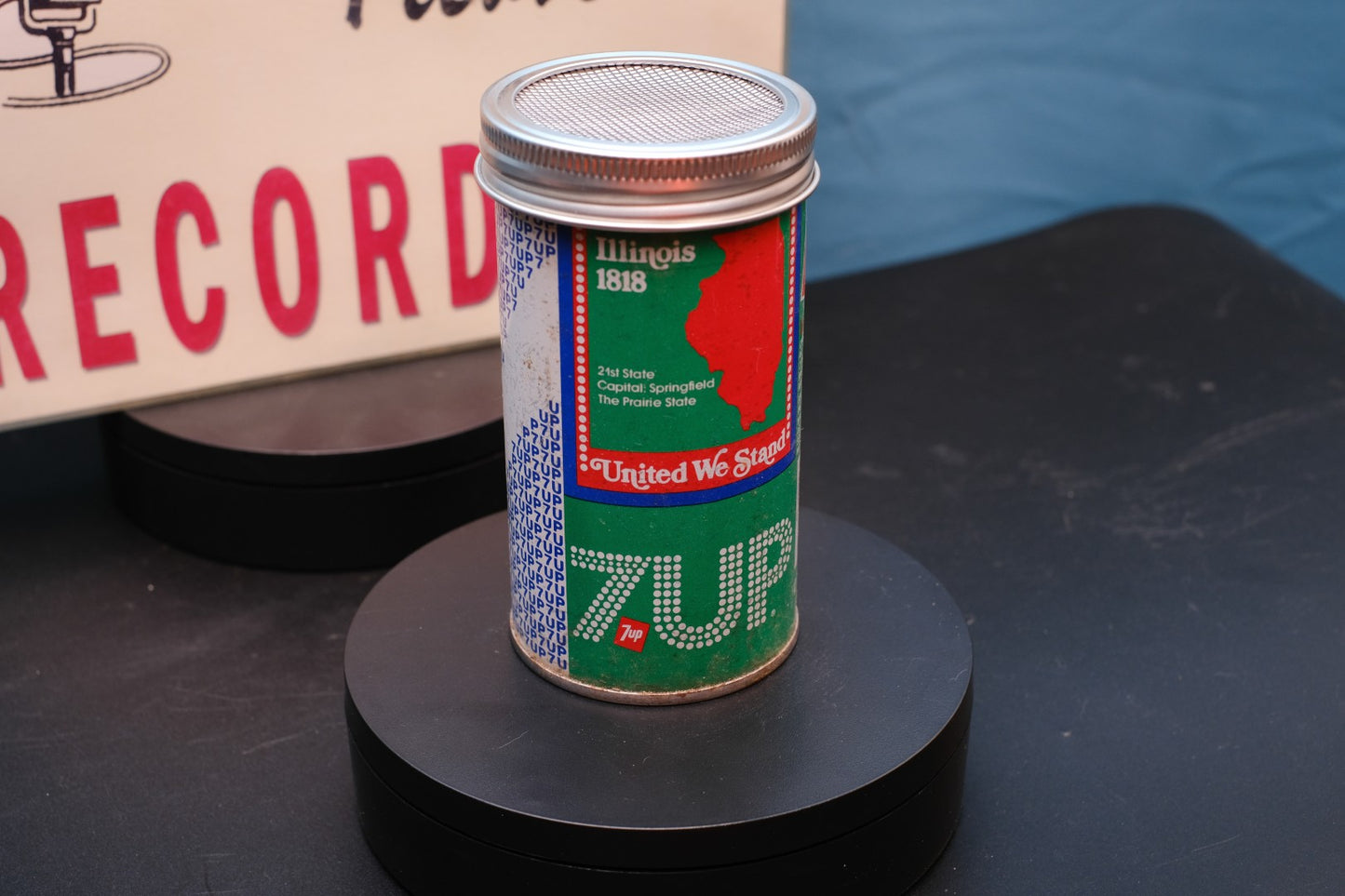 Lo Fi Soda Can Microphone - 1976 7up Illinois