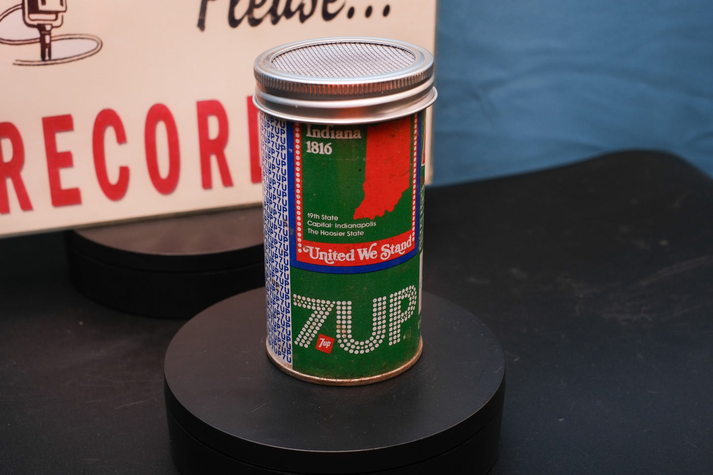 Lo Fi Soda Can Microphone - 1976 7up Indiana