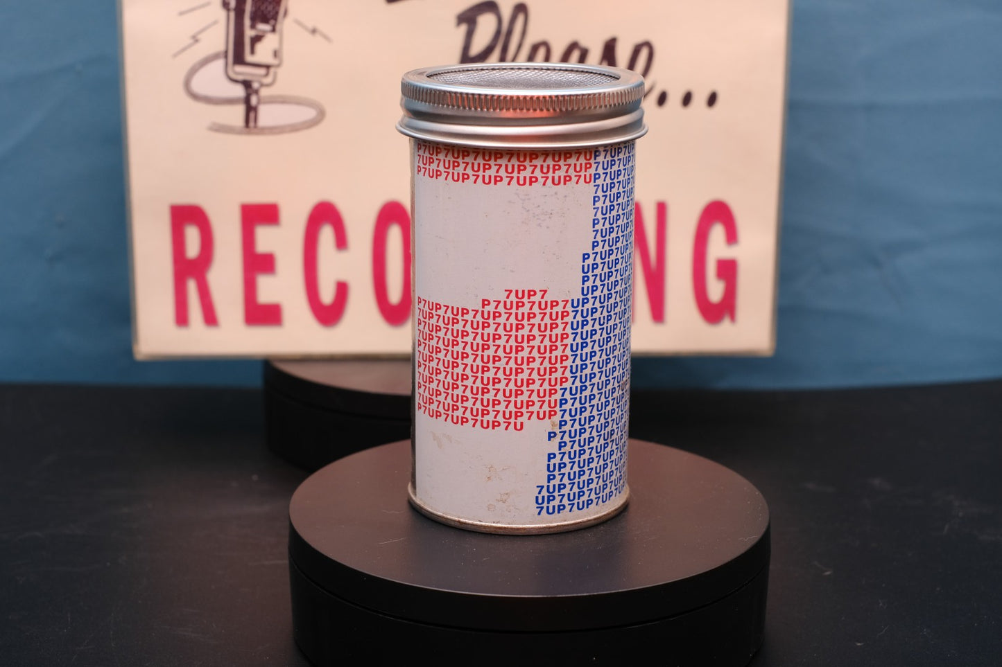 Lo Fi Soda Can Microphone - 1976 7up Indiana