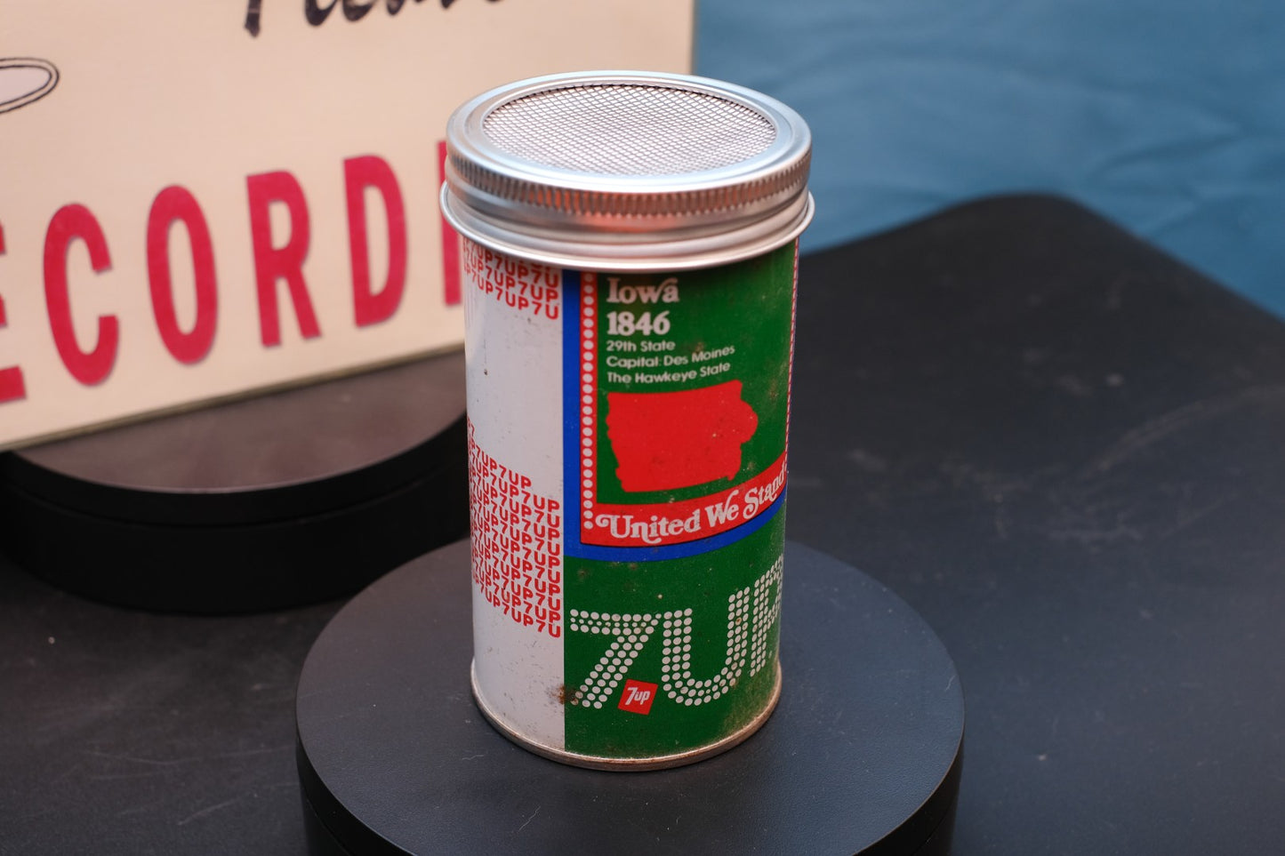 Lo Fi Soda Can Microphone - 1976 7up Iowa