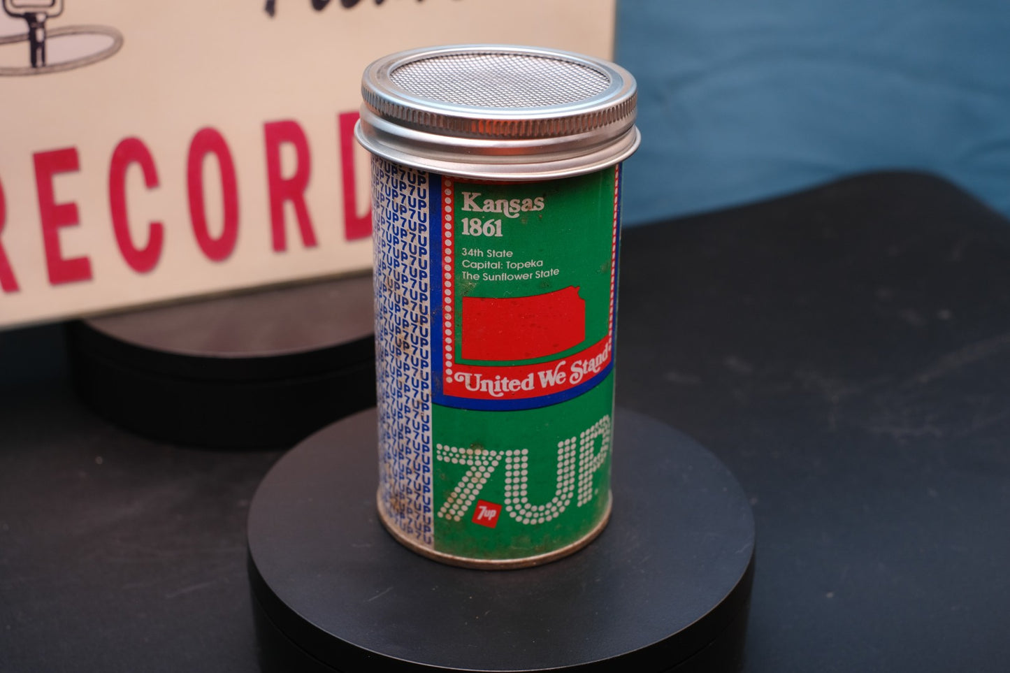Lo Fi Soda Can Microphone - 1976 7up Kansas