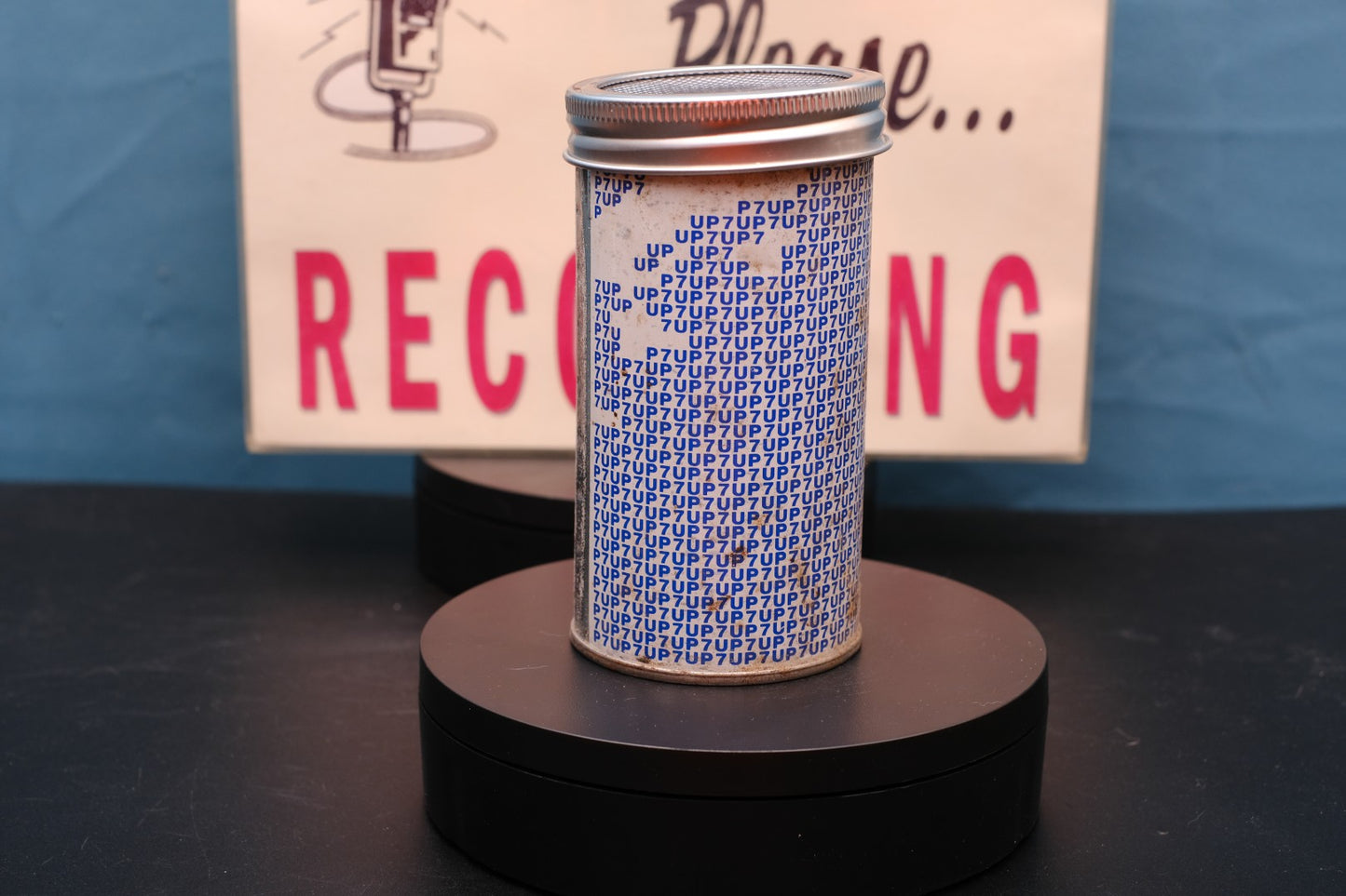Lo Fi Soda Can Microphone - 1976 7up Kansas