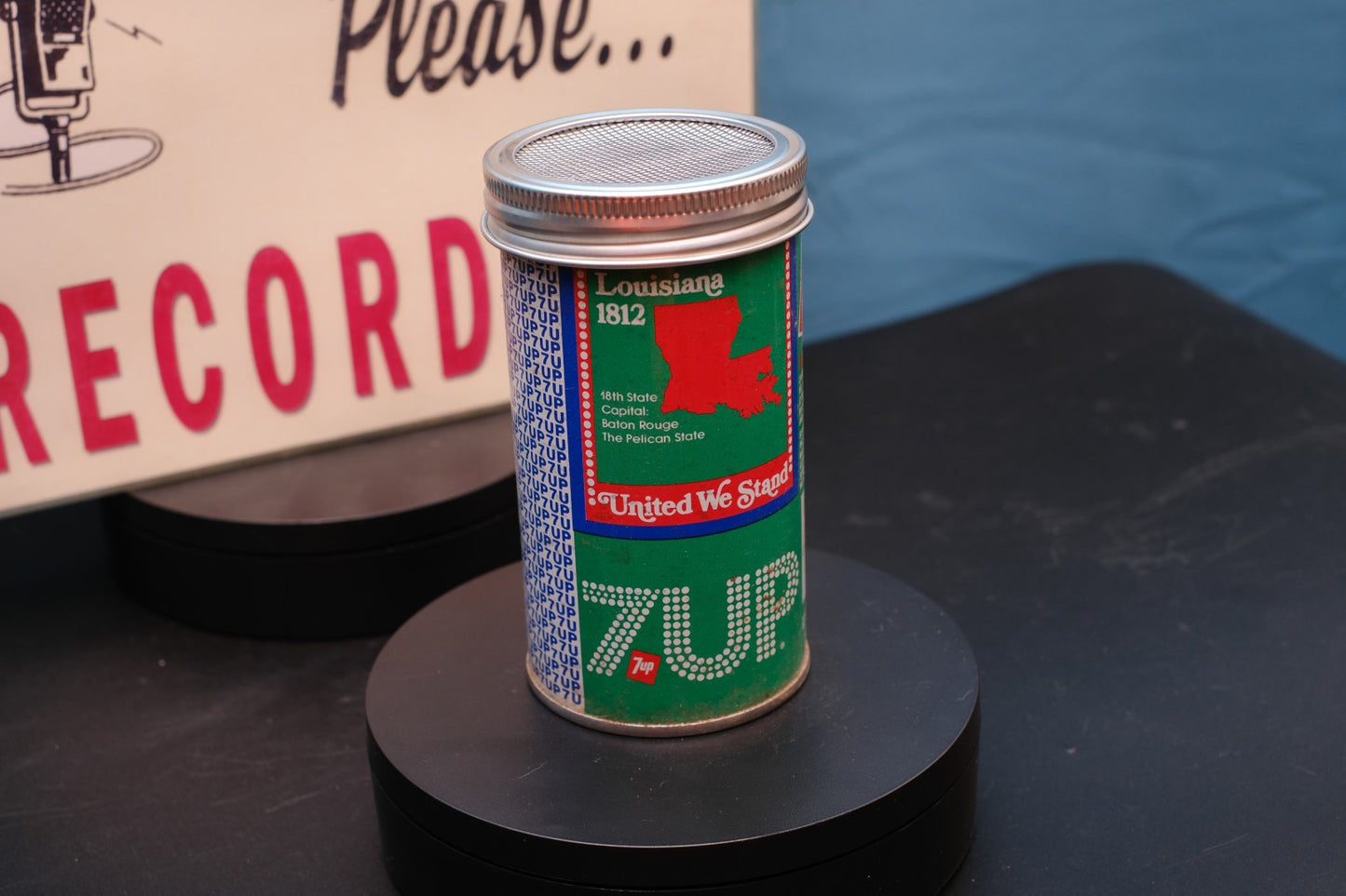 Lo Fi Soda Can Microphone - 1976 7up Louisiana