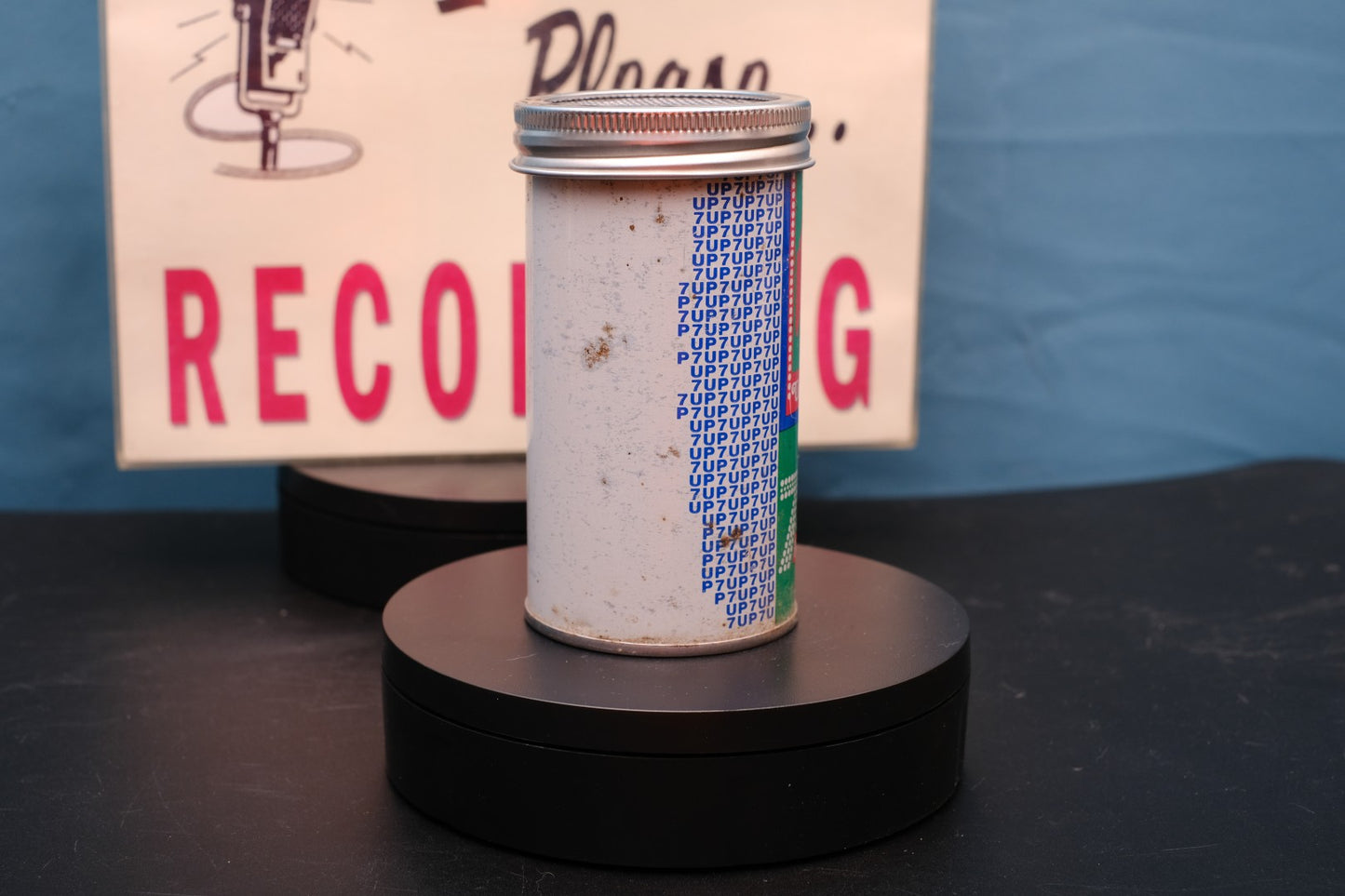 Lo Fi Soda Can Microphone - 1976 7up Maine