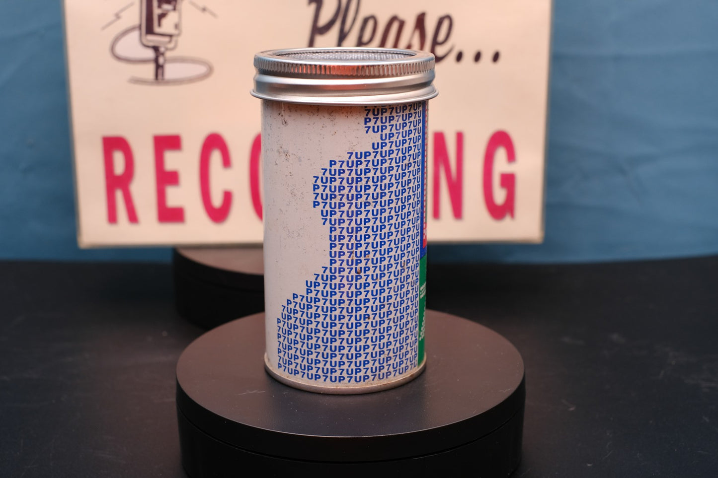 Lo Fi Soda Can Microphone - 1976 7up Maryland