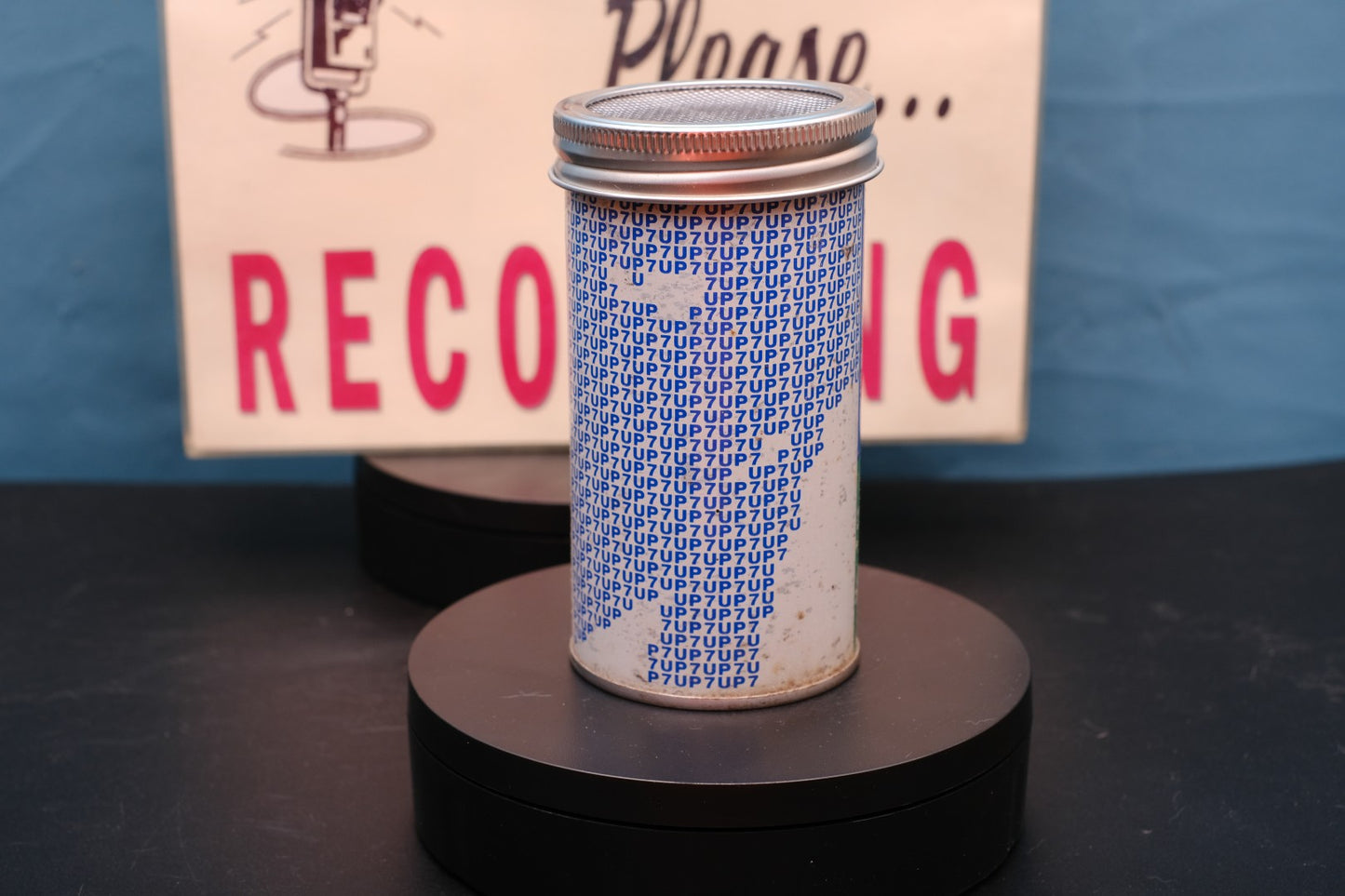 Lo Fi Soda Can Microphone - 1976 7up Massachusetts