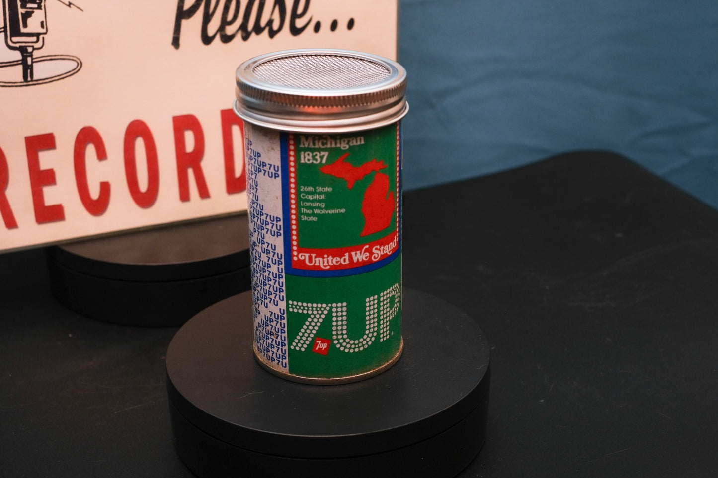 Lo Fi Soda Can Microphone - 1976 7up Michigan