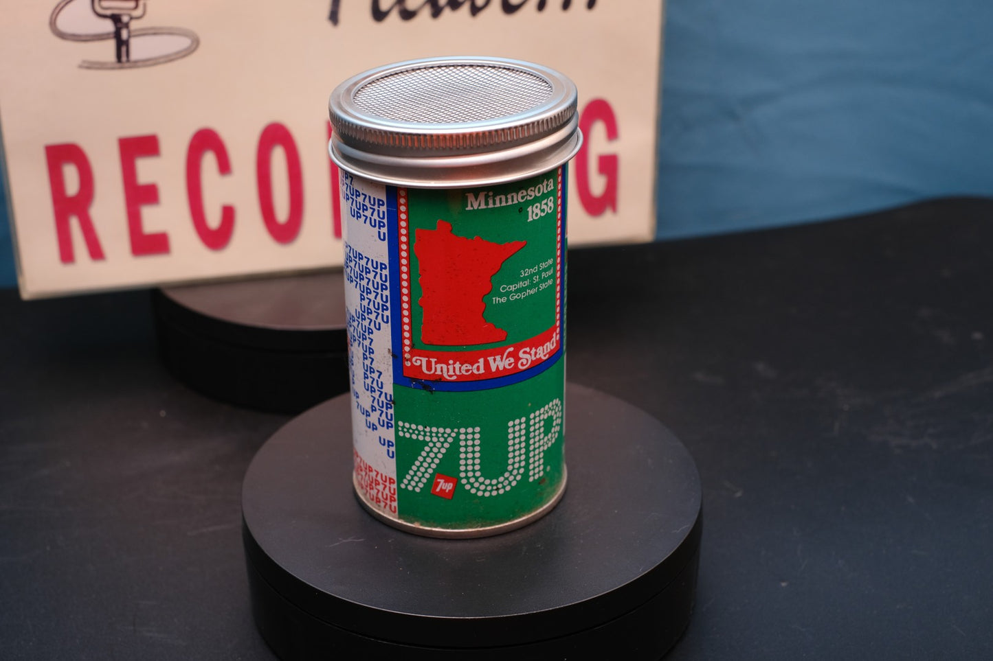 Lo Fi Soda Can Microphone - 1976 7up Minnesota