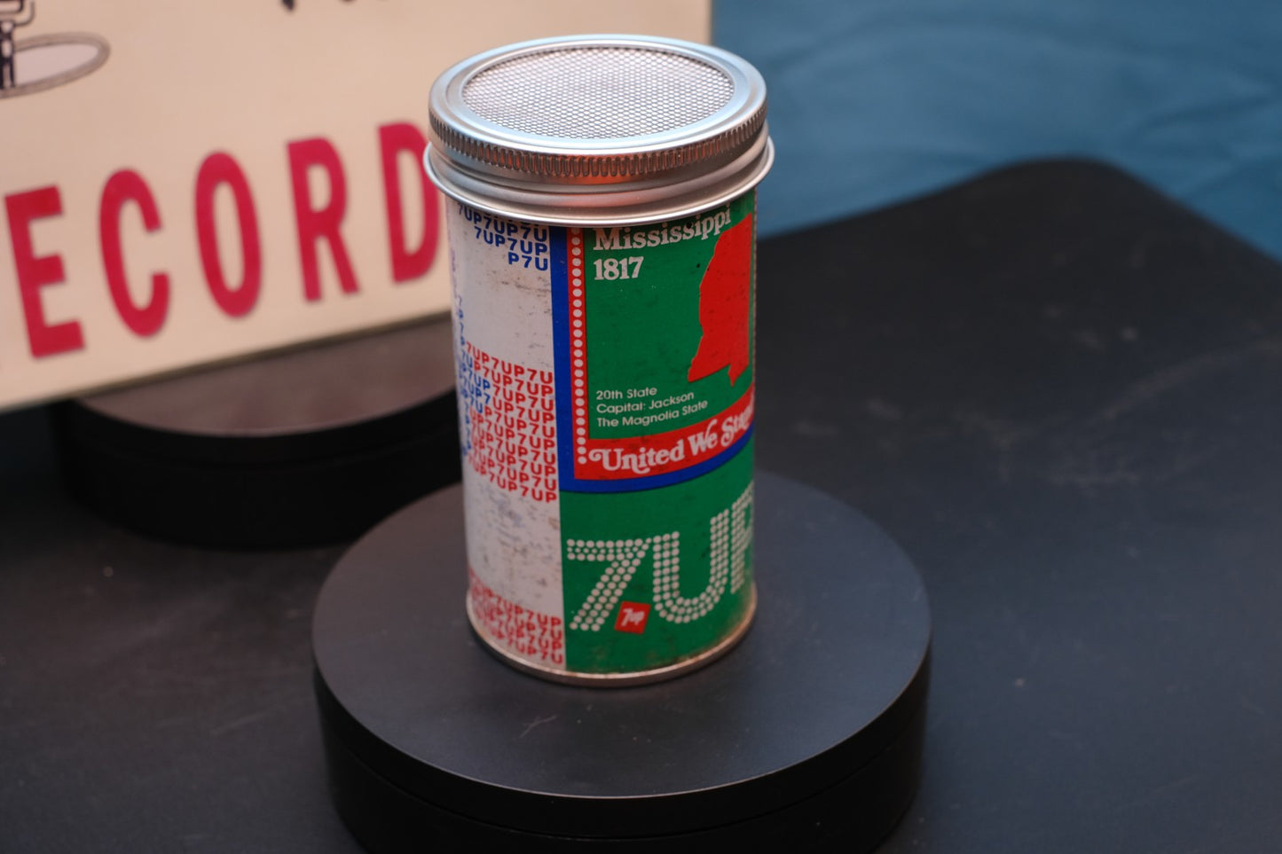 Lo Fi Soda Can Microphone - 1976 7up Mississippi