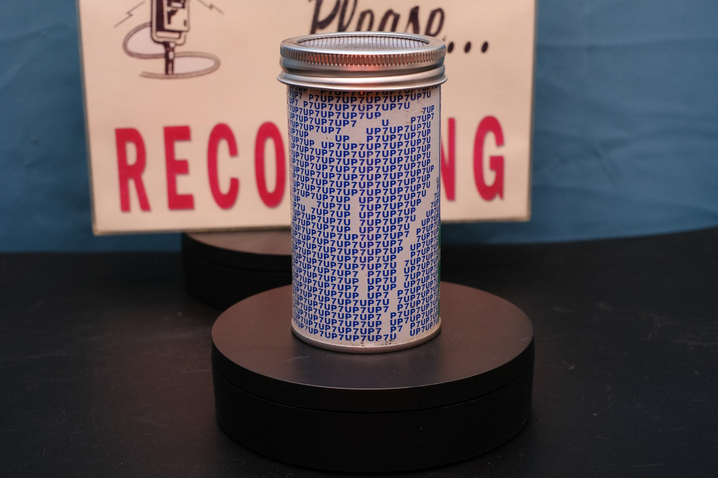 Lo Fi Soda Can Microphone - 1976 7up Montana