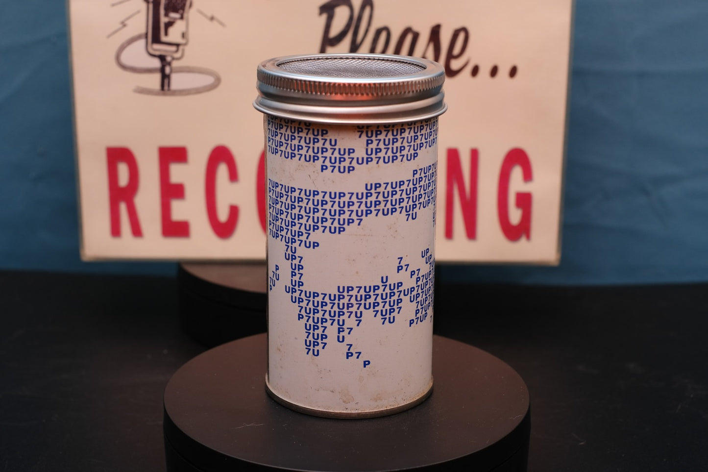 Lo Fi Soda Can Microphone - 1976 7up Pennsylvania