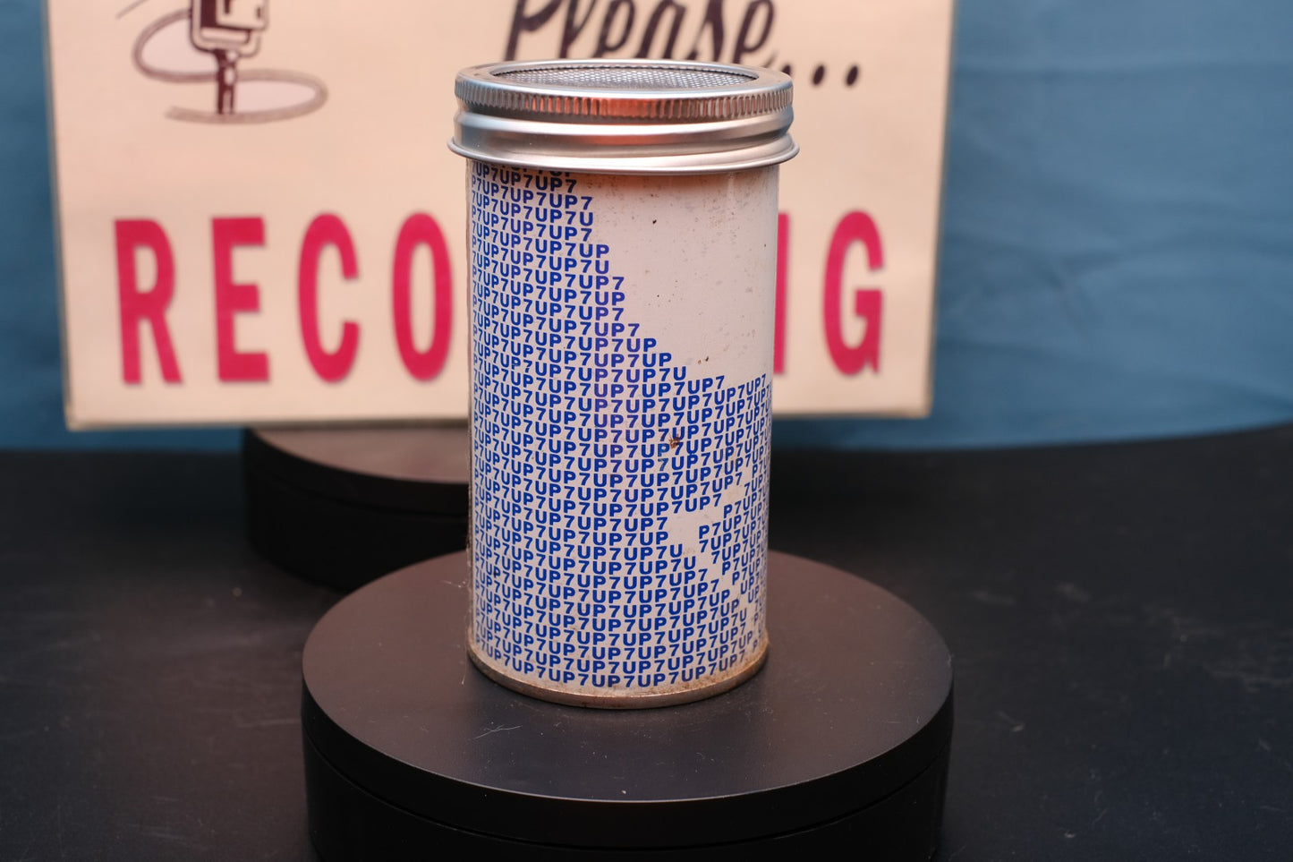 Lo Fi Soda Can Microphone - 1976 7up New Hampshire