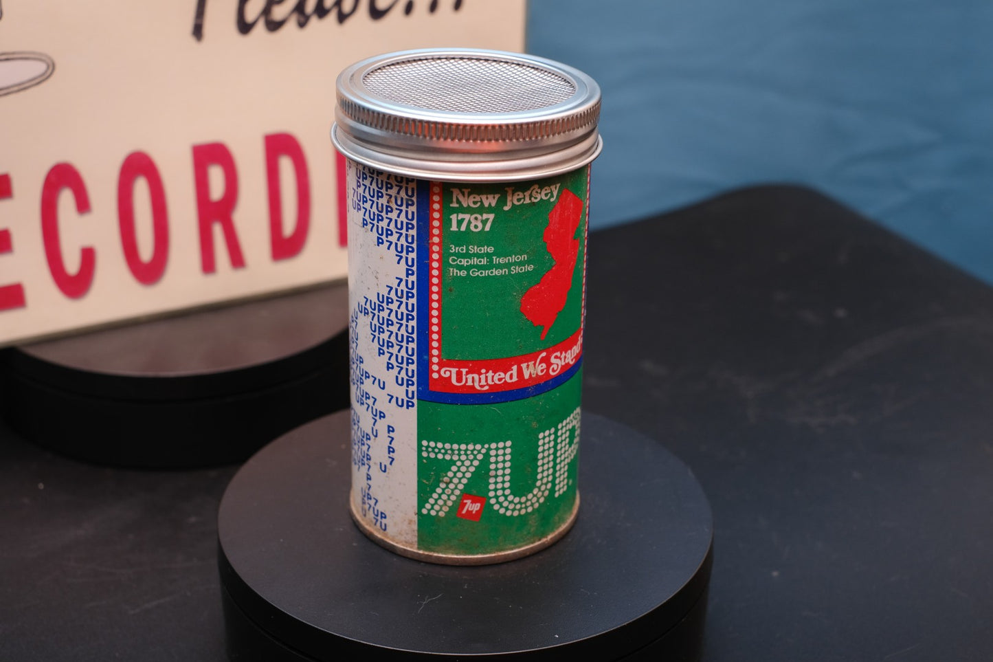 Lo Fi Soda Can Microphone - 1976 7up New Jersey