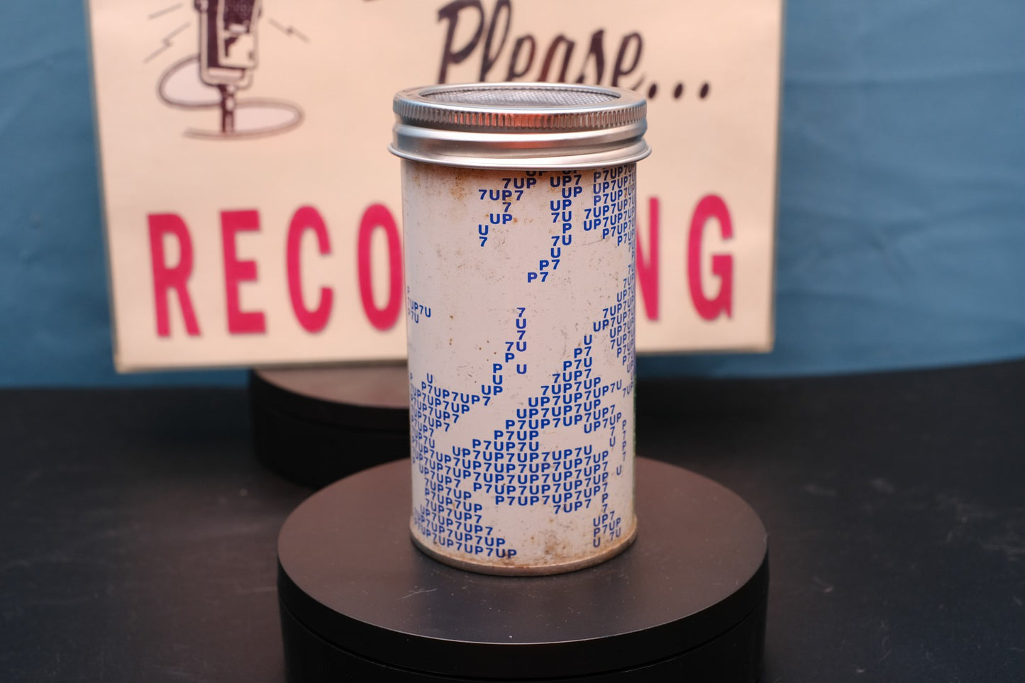 Lo Fi Soda Can Microphone - 1976 7up New Jersey