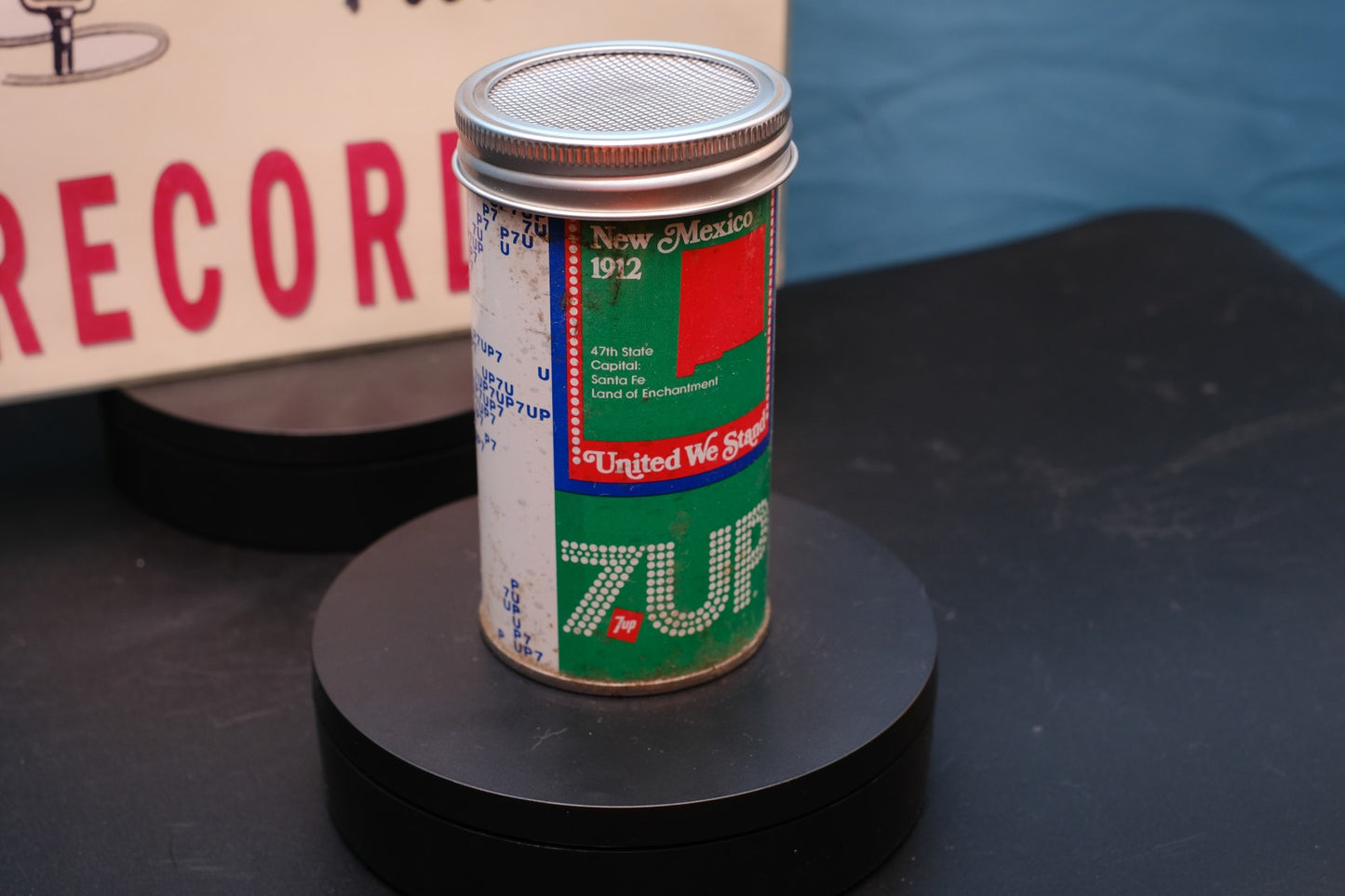 Lo Fi Soda Can Microphone - 1976 7up New Mexico