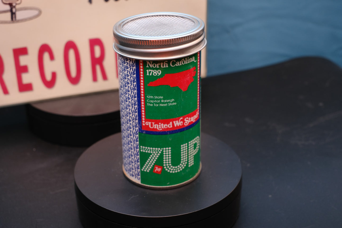 Lo Fi Soda Can Microphone - 1976 7up North Carolina