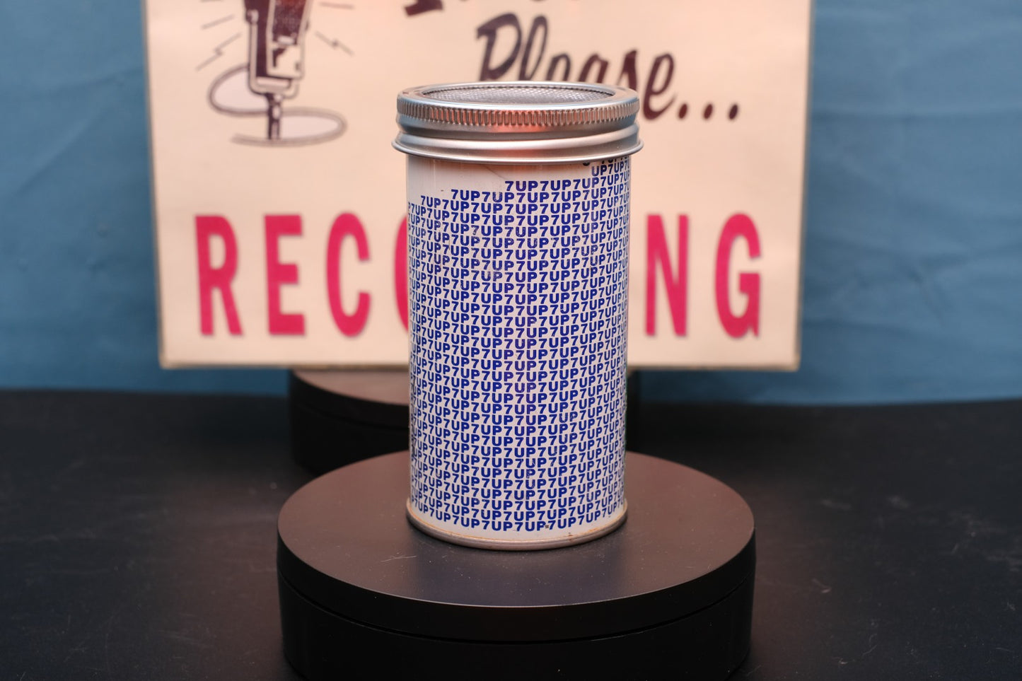 Lo Fi Soda Can Microphone - 1976 7up North Carolina