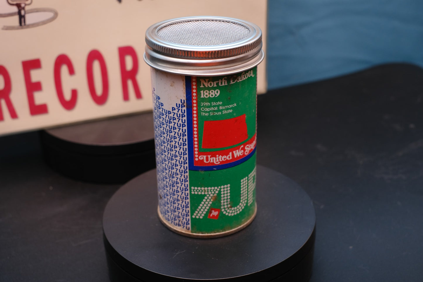 Lo Fi Soda Can Microphone - 1976 7up North Dakota