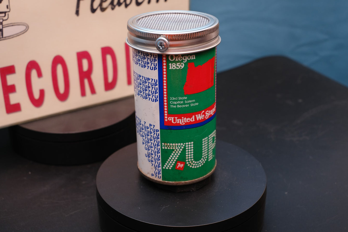 Lo Fi Soda Can Microphone - 1976 7up Oregon