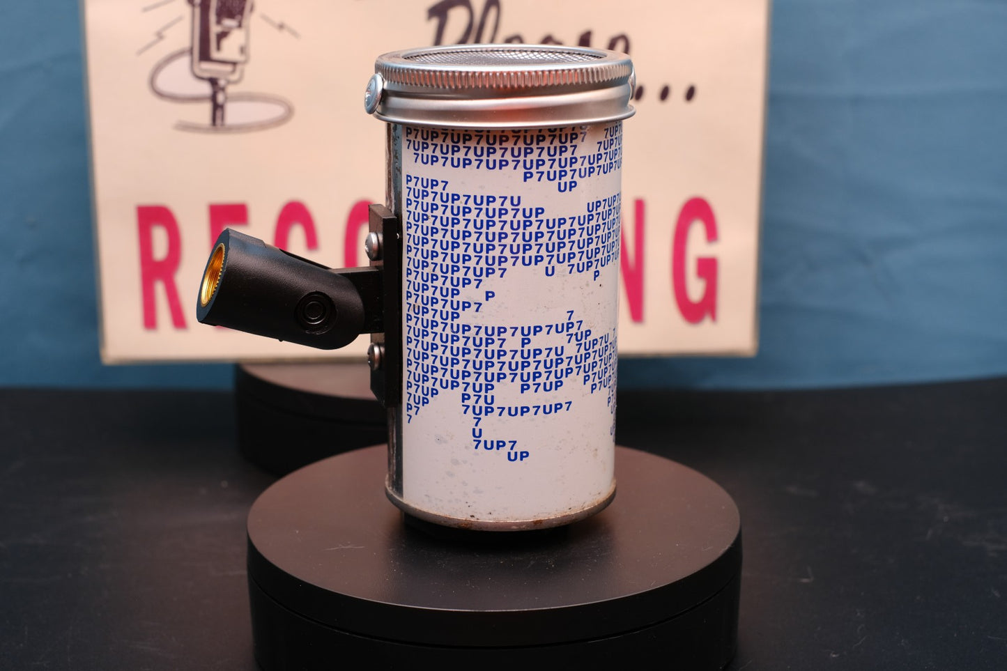 Lo Fi Soda Can Microphone - 1976 7up Oregon